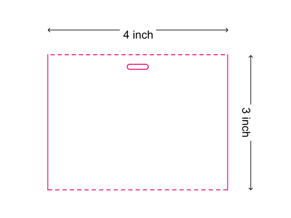 4" x 3" Direct Thermal Card - Blank